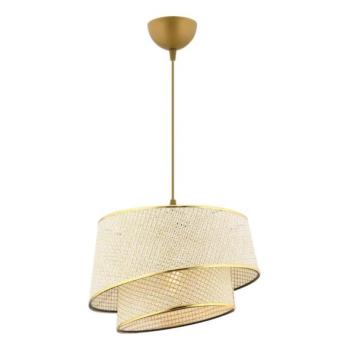  Kábeles csillár BARETTE 1xE27/60W/230V krémszínű/arany  kép