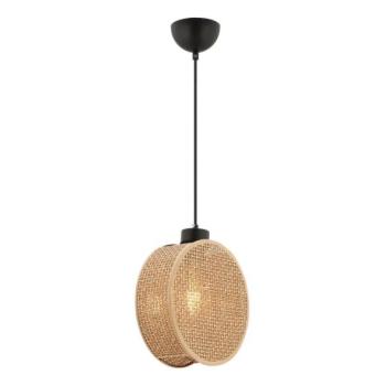  Kábeles csillár DRUM 1xE27/60W/230V barna  kép