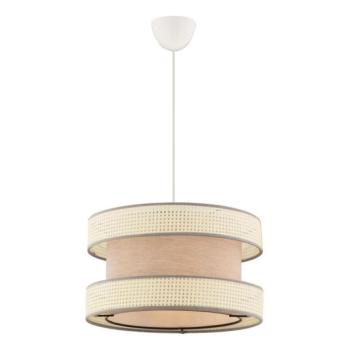  Kábeles csillár HALO 1xE27/60W/230V bézs/krém  kép