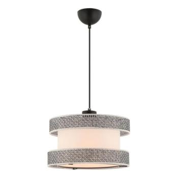  Kábeles csillár HALO 1xE27/60W/230V krémszínű/szürke  kép