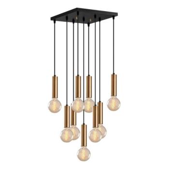  Kábeles csillár TEMPO 9xE27/40W/230V arany  kép