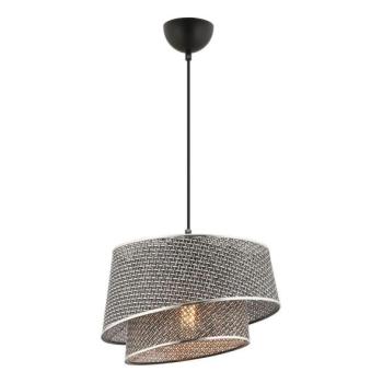  Kábeles függőlámpa BARETTE 1xE27/60W/230V szürke/fényes króm  kép