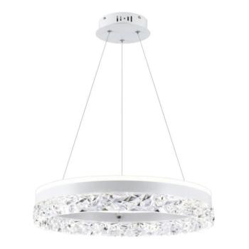  Kábeles LED csillár FROZI LED/32W/230V átm. 50 cm fehér  kép