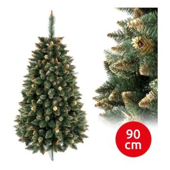  Karácsonyfa GOLD 90 cm borókafenyő  kép