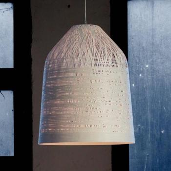 Karman Black Out - fehér függő lámpa, 50 cm kép