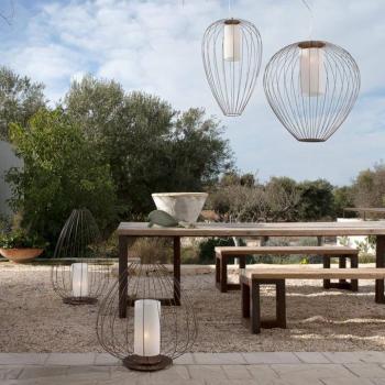 Karman Cell - Ketreces állólámpa, bronz, Ø55cm kép