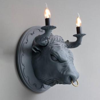 Karman Corrado fali lámpa szürke kép