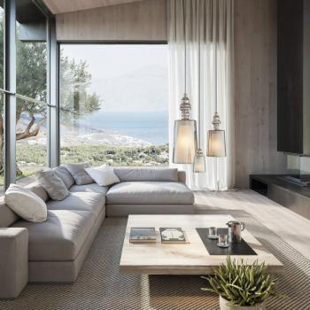 Karman függőlámpa Alibaglass Small, nikkelezett, Ø 11 cm kép