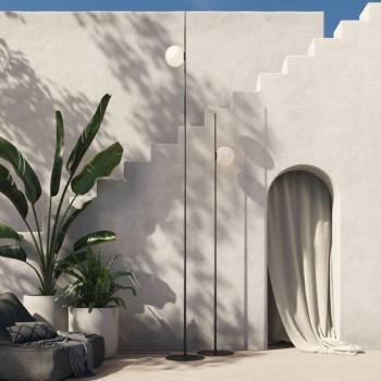 Karman kültéri állólámpa Atmosphere fekete 178 cm műanyag kép