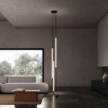 Karman Leda LED függőlámpa, 3 izzós, 20x100cm kép