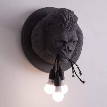 Karman Ugo Rilla - Designer fali lámpa, szürke kép