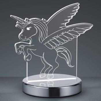 Karo 3D hologram asztali lámpa unikornismotívummal kép