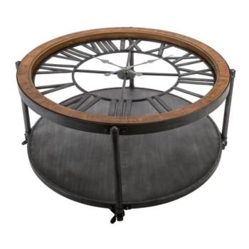  Kávésasztal órával CHRONO 89,5x47 cm 1xAA  kép