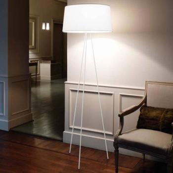 kdln Tripod álló világítás, fehér, magasság 175 cm, fényerőszabályozó kép