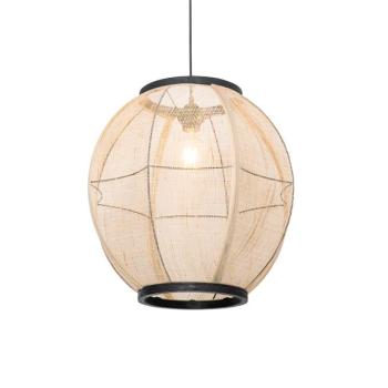 Keleti függőlámpa barna 46 cm - Rob kép