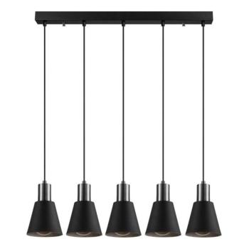  KEM kábeles csillár 5x E27/40W/230V fekete  kép