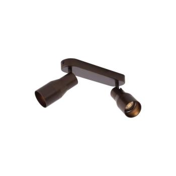 Kerek mennyezeti spotlámpa sötét bronz GU10 50 mm 2-fényes - Stanley kép