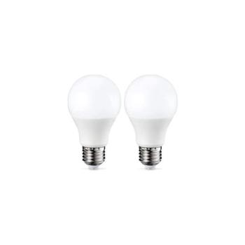  KÉSZLET 2x LED Izzó E27/9W/230V 2700K  kép