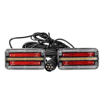  KÉSZLET 2x LED Utánfutó lámpa dinamikus irányjelzővel LED/12 kép
