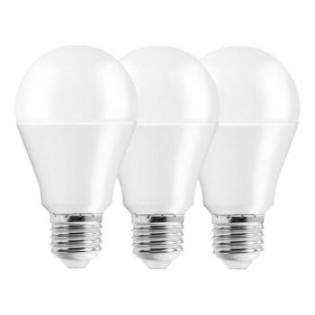  KÉSZLET 3x LED Izzó A60 E27/10W/230V 3000K  kép