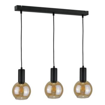 Keter Lighting Csillár zsinóron JANTAR BLACK 3xE27/60W/230V  kép