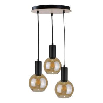 Keter Lighting Csillár zsinóron JANTAR WOOD 3xE27/60W/230V á. 30 cm  kép
