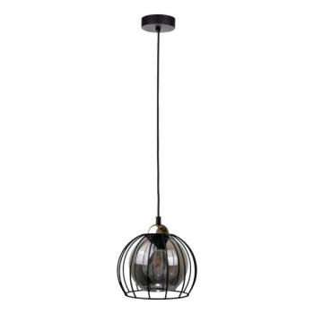 Keter Lighting Csillár zsinóron SOLO BLACK 1xE27/60W230V fekete/arany  kép