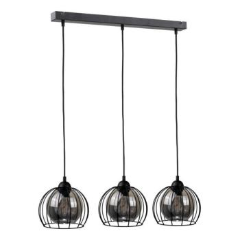 Keter Lighting Csillár zsinóron SOLO BLACK 3xE27/60W/230V  kép
