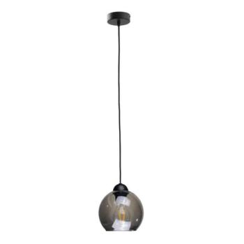 Keter Lighting Csillár zsinóron UNO 1xE27/60W/230V fekete/füstös  kép