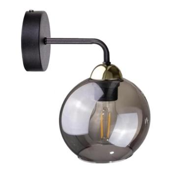Keter Lighting Fali lámpa OSMO 1xE27/60W/230V fekete/arany  kép