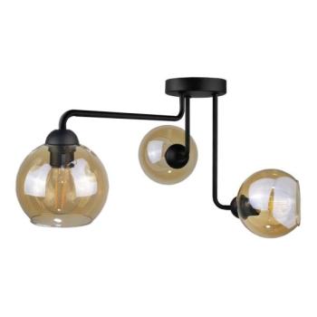 Keter Lighting Felületre szerelhető csillár MONDE BLACK 3xE27/60W/230V  kép