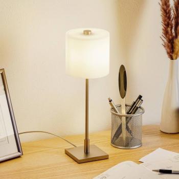 KNAPSTEIN LED asztali lámpa MERCY, matt nikkel kép