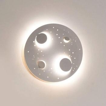 Knikerboker Buchi LED fali lámpa Ø 40 cm fehér kép