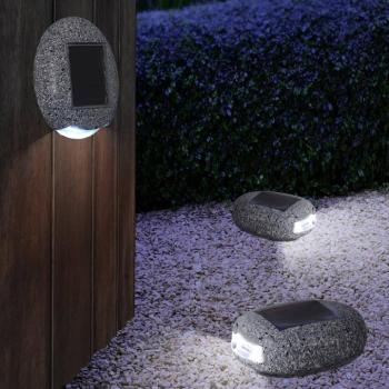 Kő design kültéri dekoratív fény Talvi Solar kép