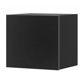 Konsimo Sp. z o.o. Sp. k. Faliszekrény PAVO 34x34 cm fényes fekete  kép