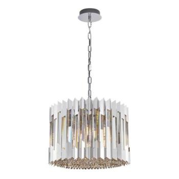  Kristály csillár láncon RITZ 7xE14/40W/230V króm  kép