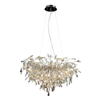  Kristály csillár zsinóron 13xG9/40W/230V króm  kép