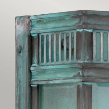 Külső fali világítás Holborn patina 2 izzós kép