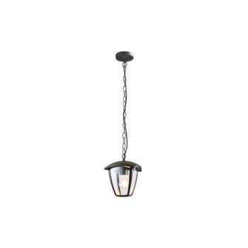  Kültéri csillár láncon SURVA 1xE27/60W/230V IP44 fekete  kép