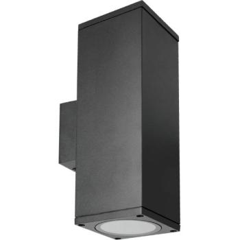  Kültéri fali lámpa 2xGU10/35W/230V IP54 szögletes fekete  kép