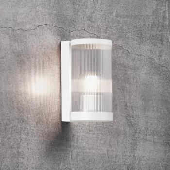 Kültéri fali lámpa Coupar, fehér kép