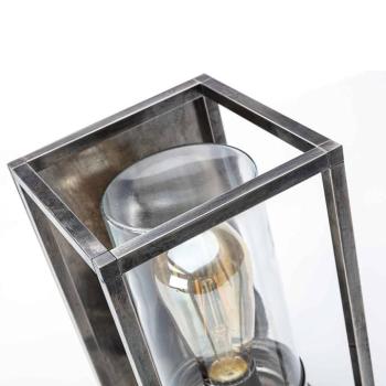 Kültéri fali lámpa Cubic³ 3365, antik nikkel/átlátszó kép