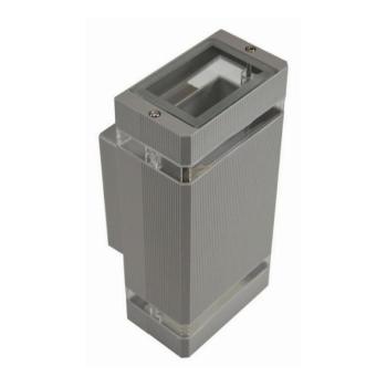  Kültéri fali lámpa LITEK 2xGU10/30W/230V IP44 szürke  kép