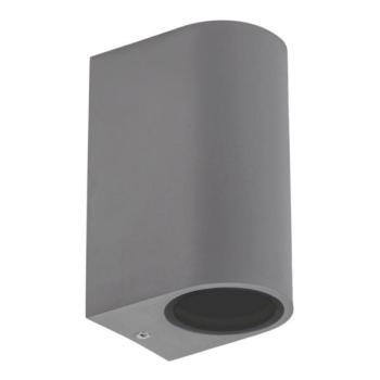  Kültéri fali lámpa PARETE 2xGU10/6W/230V IP54 szürke  kép