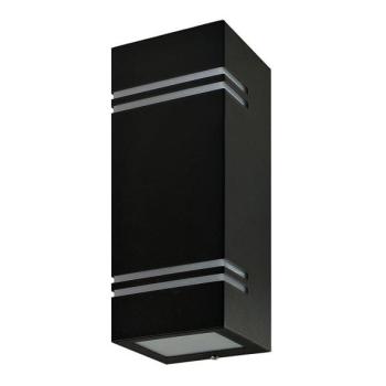  Kültéri fali lámpa QUAZAR7 2xGU10/11W/230V IP44 fekete  kép