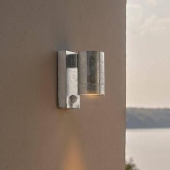Kültéri fali lámpa Tin Maxi Sensor horganyzott, acél, IP54, GU10 kép