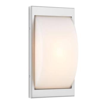 Kültéri fali lámpa, típus 068, rozsdamentes acél, 33 cm magas, E27 kép
