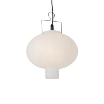 Kültéri lógólámpa fehér 35 cm dugóval IP44 - Pion kép