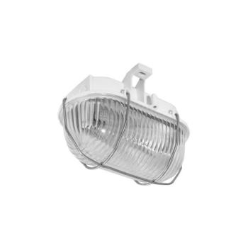 Kültéri mennyezeti lámpatest OVAL 1xE27/60W/230V IP44 fehér  kép