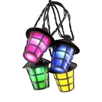 Kültéri tündérfények, 20 színes LED lámpás kép